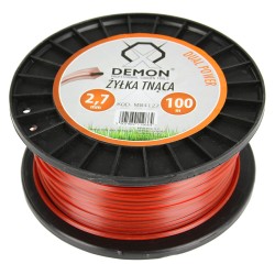 Filo da Taglio per Decespugliatore Tagliabordi Tagliaerba Tosaerba | Quadrato | Rinforzato | 100 Metri | Diametro 2,4 mm